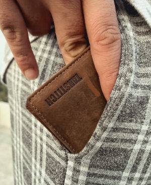TANSTITCH Bifold Wallet | RFID Wallet | Top Grain Leather | Compact Size