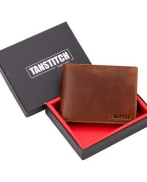 TANSTITCH Bifold Wallet | RFID Protected | Top Grain Leather | Regular Size