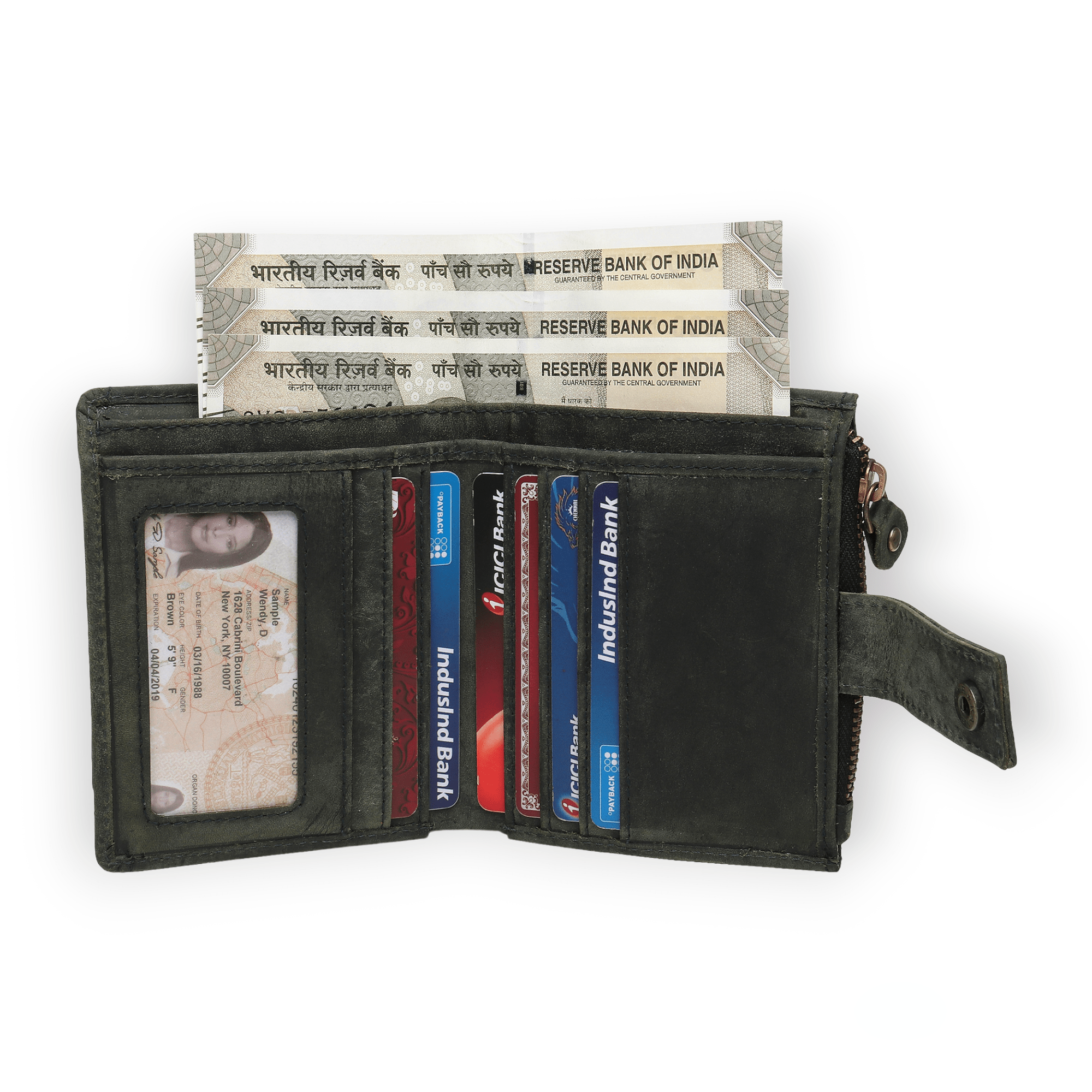 TANSTITCH Grim Reaper Bifold Wallet | RFID Protected | Full Grain ...