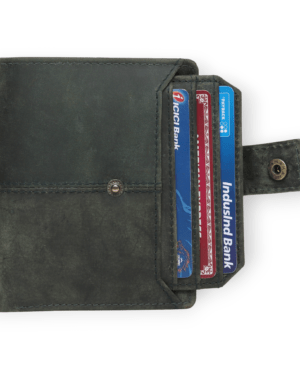 TANSTITCH Grim Reaper Bifold Wallet | RFID Protected | Full Grain Leather | Front Pocket Wallet