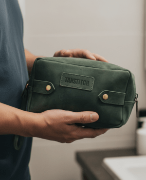 TANSTITCH Utility Pouch | YKK Metal Zippers & Pullers | Travel Pouch