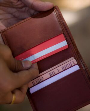 TANSTITCH Bifold Wallet | RFID Protected | Full Grain Leather | Compact Size