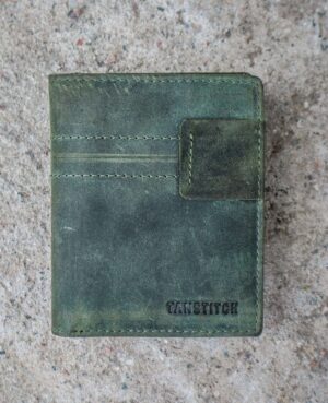TANSTITCH Bifold Wallet | RFID Protected | Full Grain Leather | Compact Size | YKK Zippers