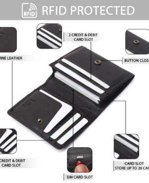 RALPH Slim Card Holder With RFID Protection