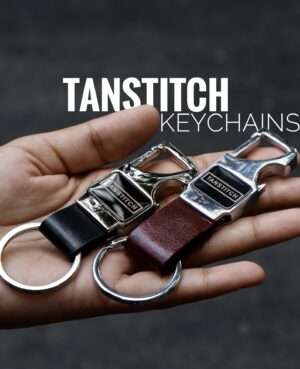 TANSTITCH VEGAN LEATHER KEYCHAIN || BOTTLE OPENER || RUSTPROOF FITTINGS