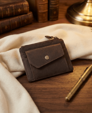 Minimalistic Full Grain Leather Card Holder