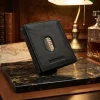 Full Grain Leather Wallet ( WA-130-BLACK-NAPPA)