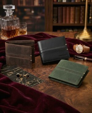 ARISTOCRAT RFID Full Grain Leather Bifold Wallet | TANSTITCH